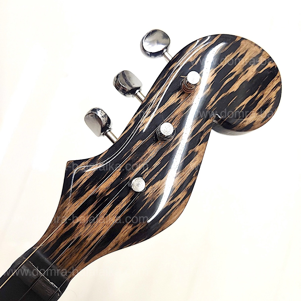 Pro Student Grade Domra with ebony neck and "black leopard" ebony fretboard and..., photo 1