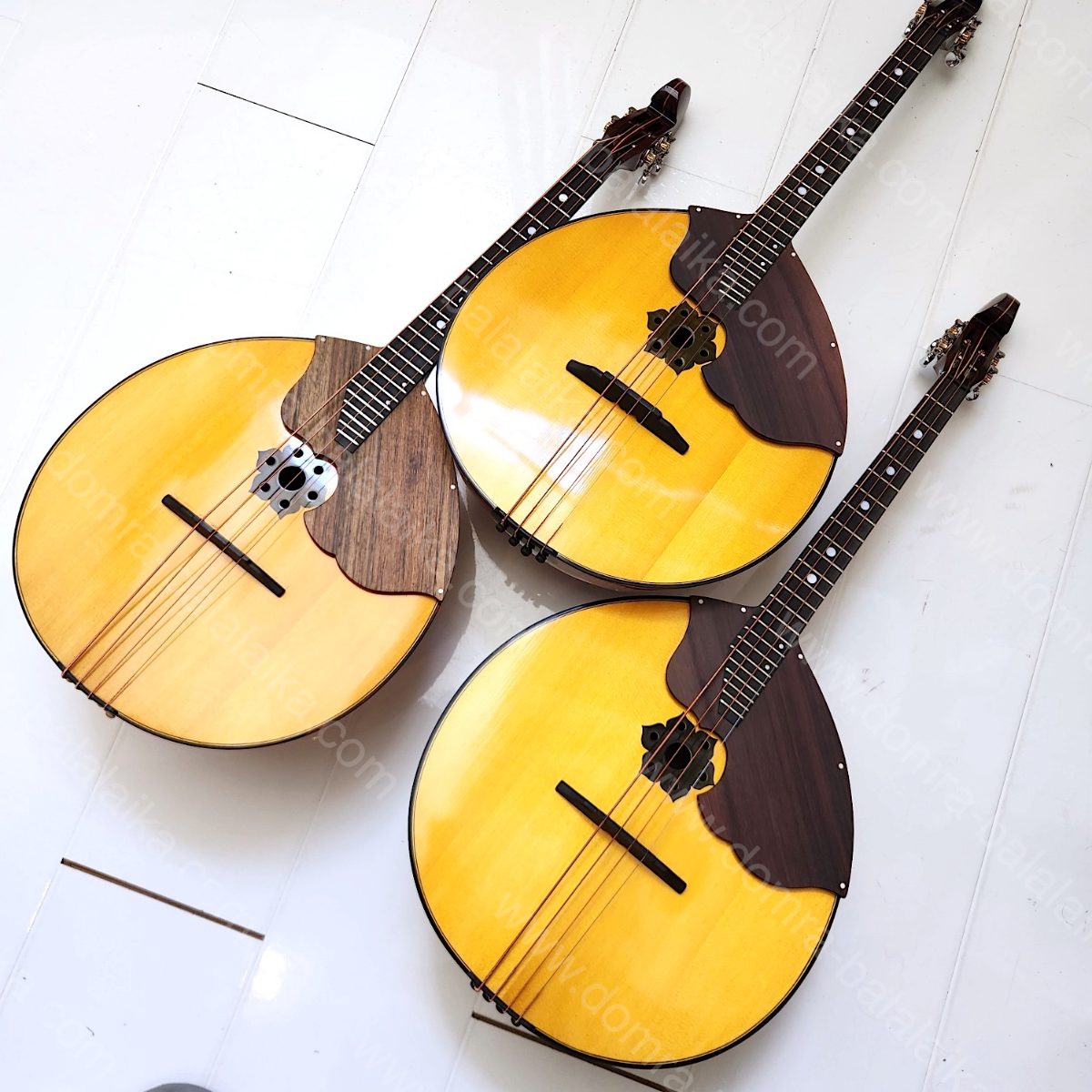 Three concert-grade four string tenor domras. Body - flame maple, neck - rosewo..., photo 10