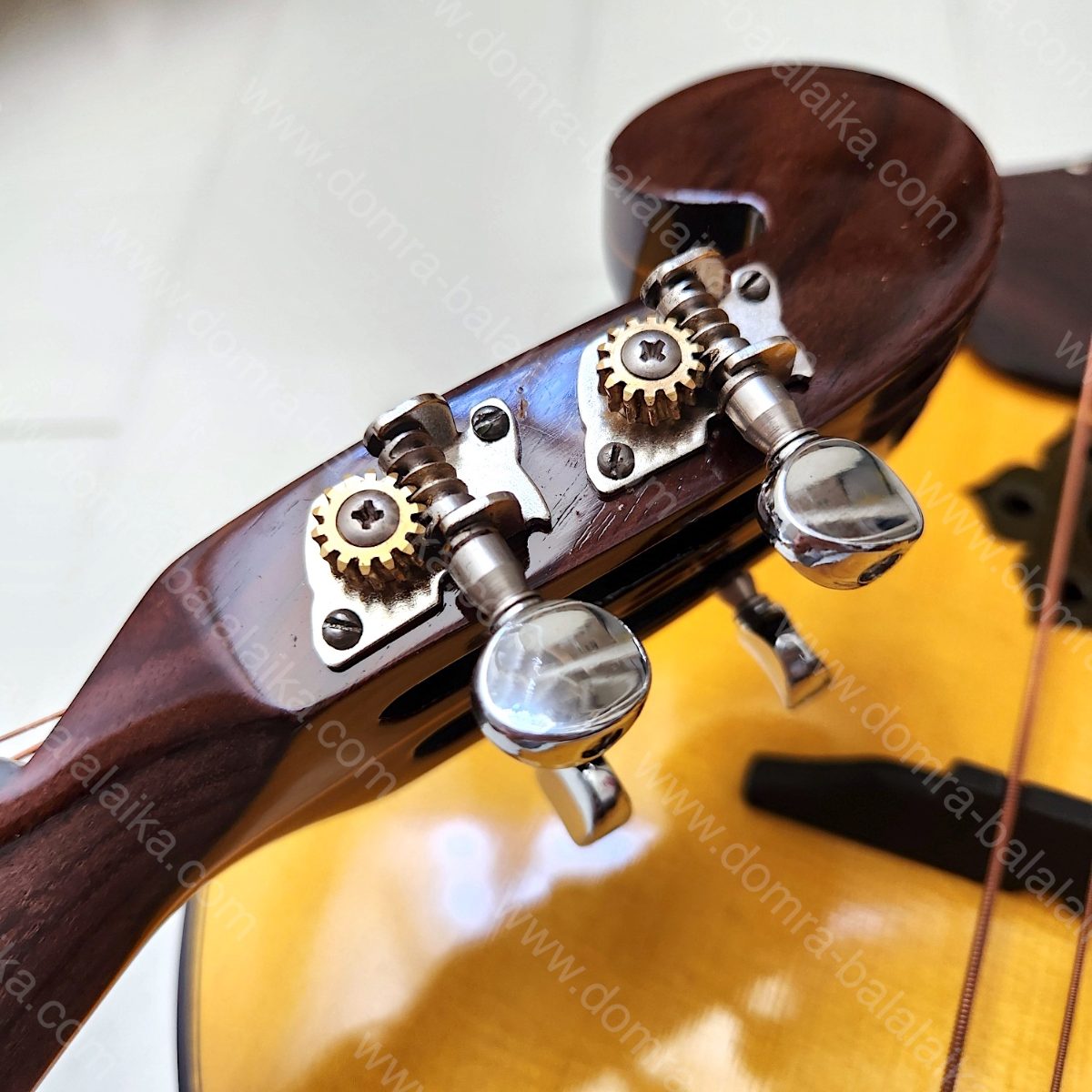 Three concert-grade four string tenor domras. Body - flame maple, neck - rosewo..., photo 5