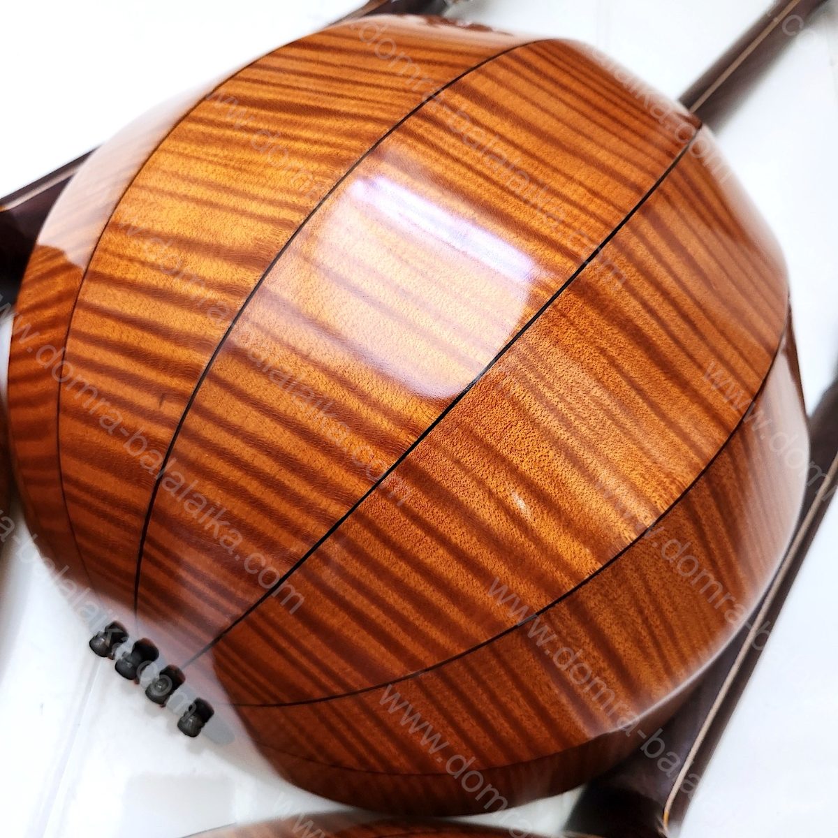 Three concert-grade four string tenor domras. Body - flame maple, neck - rosewo..., photo 2