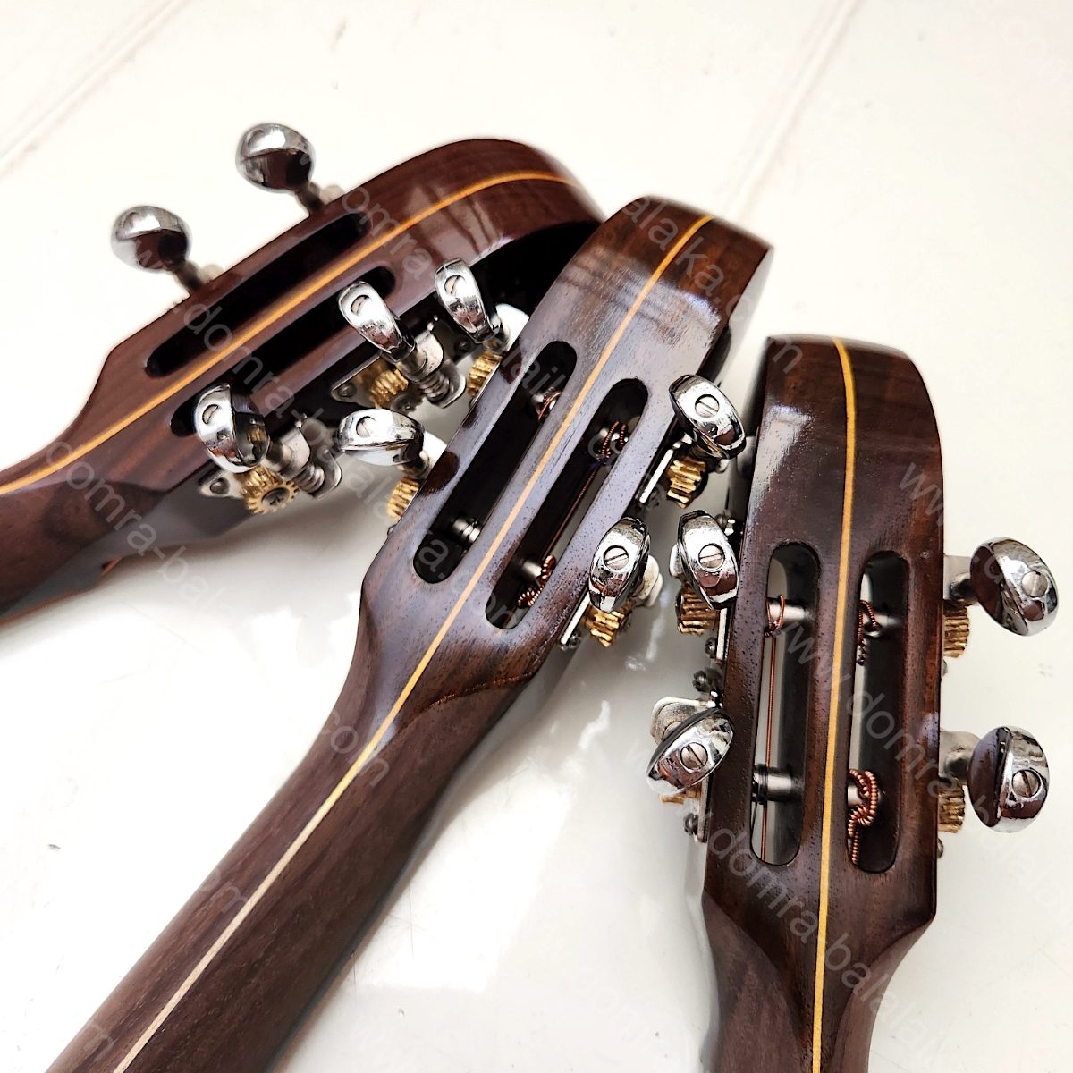 Three concert-grade four string tenor domras. Body - flame maple, neck - rosewo..., photo 4