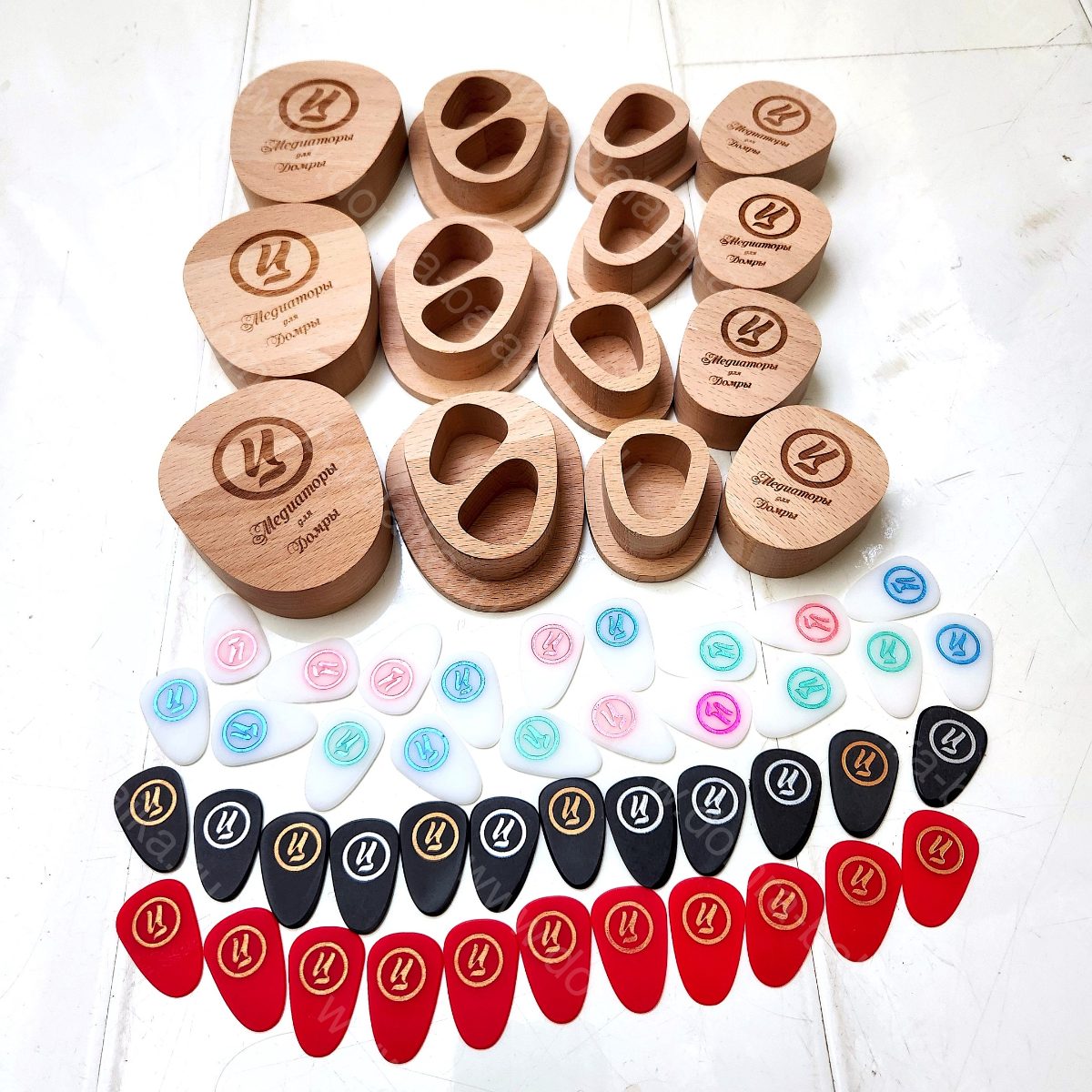 Russian Domra picks (Domra Mediators) made by A.Tsygankov workshop, photo 10