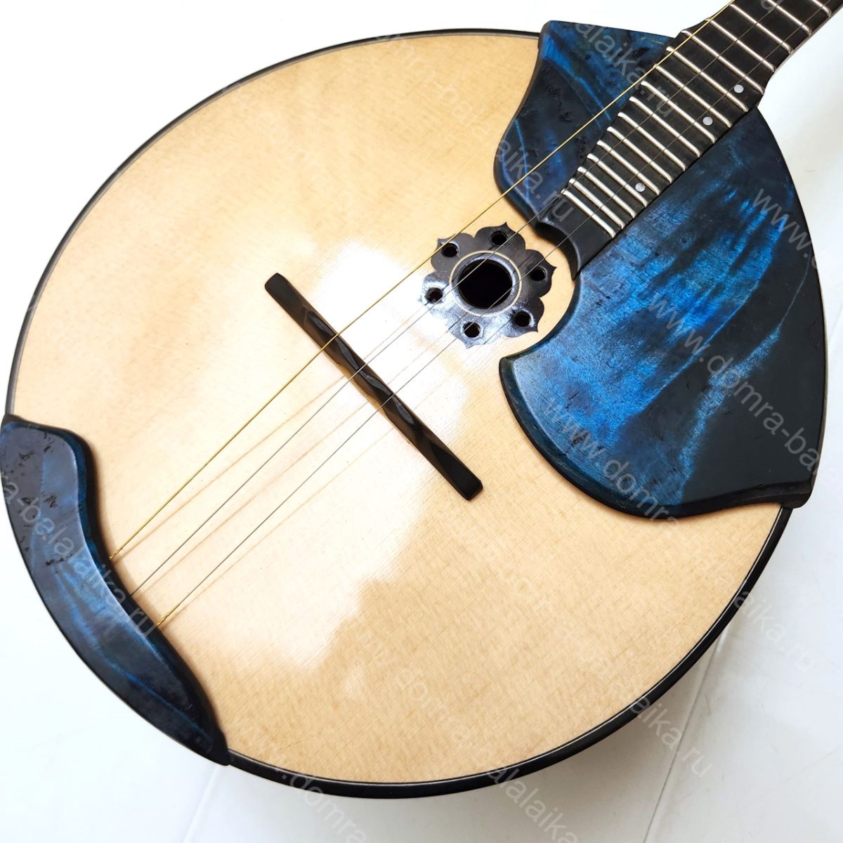 We’ve made a luxury concert domra in a vintage blue colour. We decided not to s..., photo 5