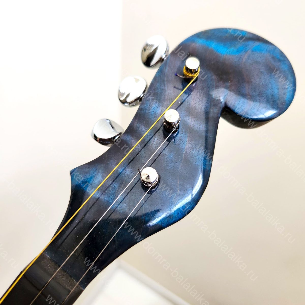 We’ve made a luxury concert domra in a vintage blue colour. We decided not to s..., photo 1