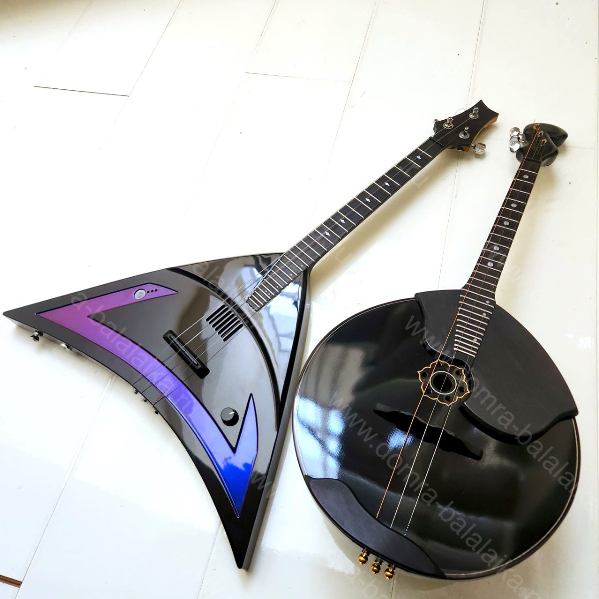 A concert domra lux with a black‑wood fingerboard and steel frets, as well as a..., photo 2