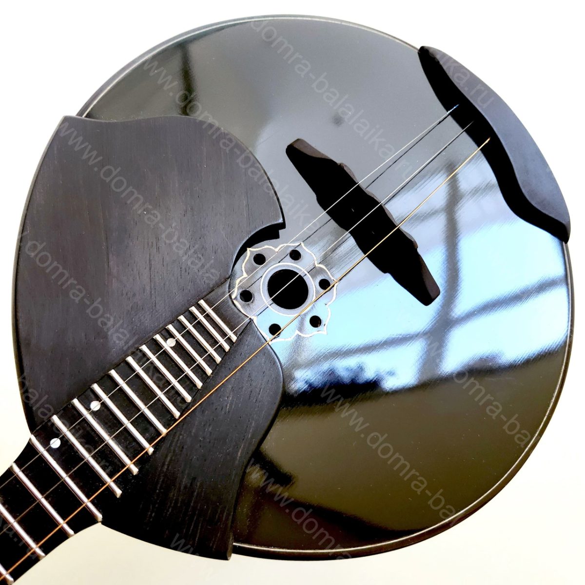 A concert domra lux with a black‑wood fingerboard and steel frets, as well as a..., photo 4