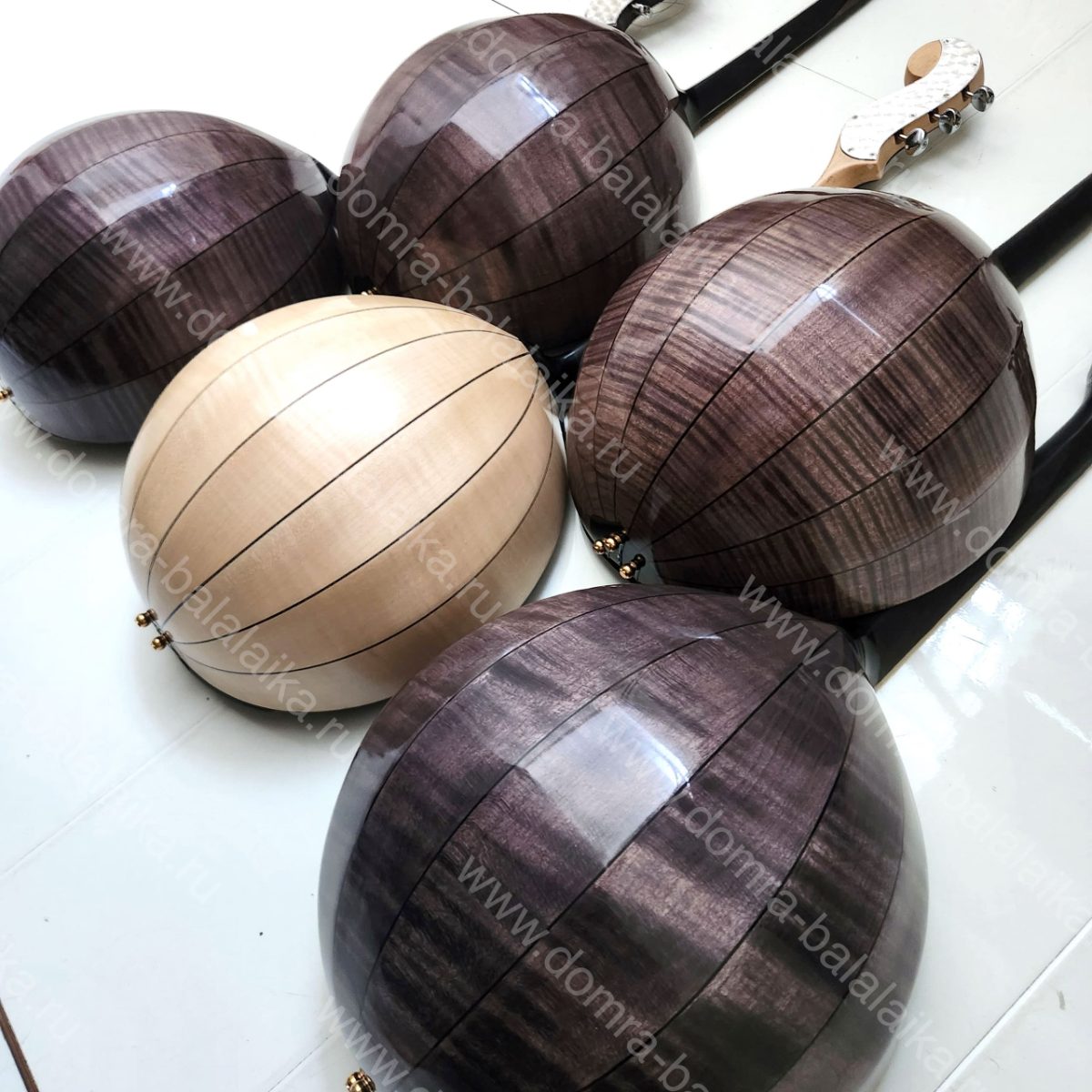 All instruments feature ebony fingerboards and fingerboard overlays, enlarged‑v..., photo 3