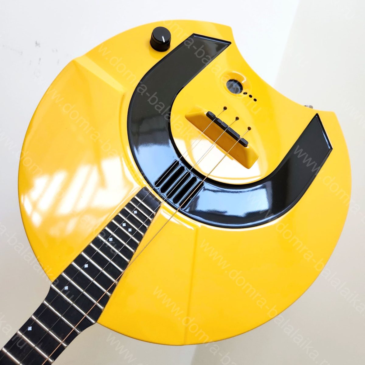 The domra on the left is in Camaro Yellow colour (body — maple, acrylic finish)..., photo 6