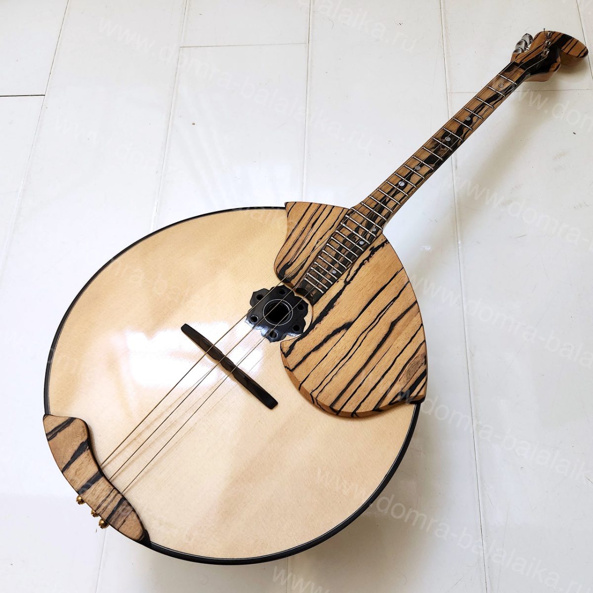 A concert alto domra with a fingerboard made of ebony. It has a deep, beautiful..., photo 4