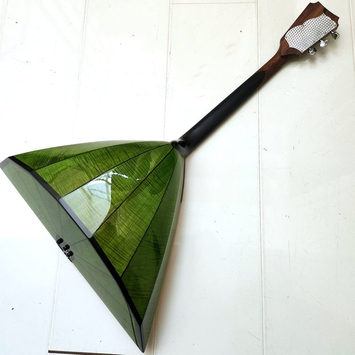 n the photo — a luxury concert balalaika «Northern Lights, No. 1», crafted by a..., photo 3