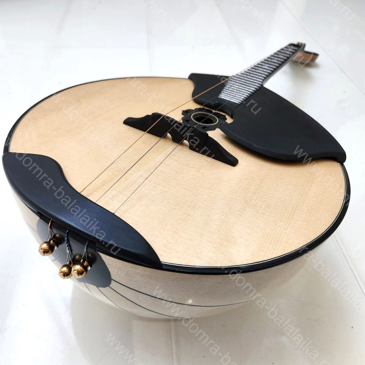 The concert domra “Lux” in white, “winter” colour is designed for those seeking..., photo 3