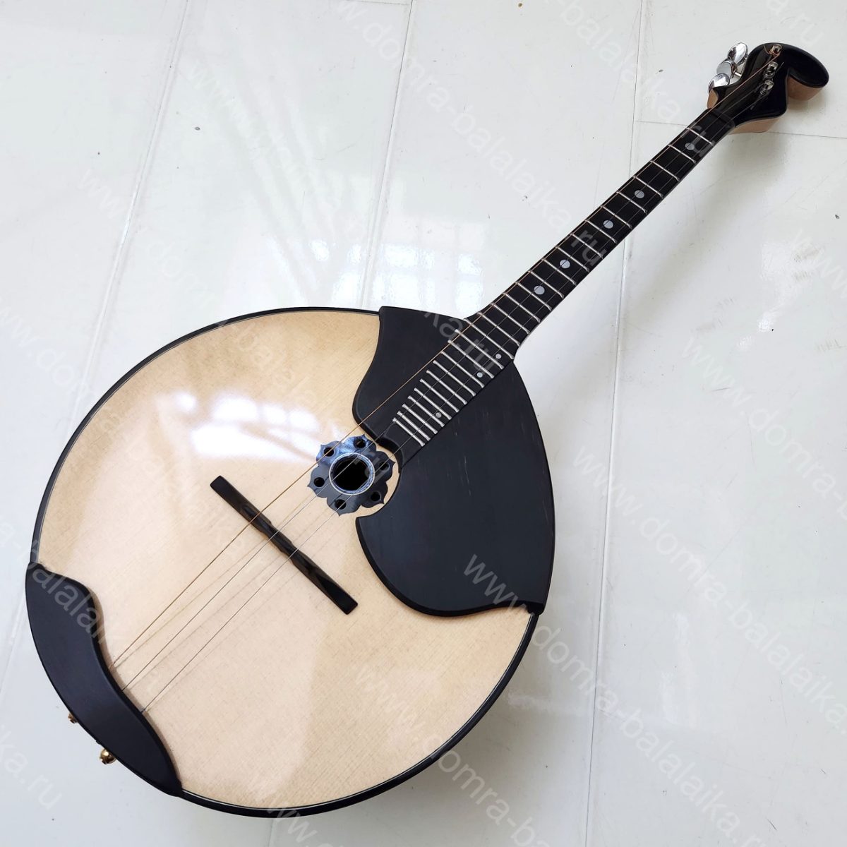 The concert domra “Lux” in white, “winter” colour is designed for those seeking..., photo 4
