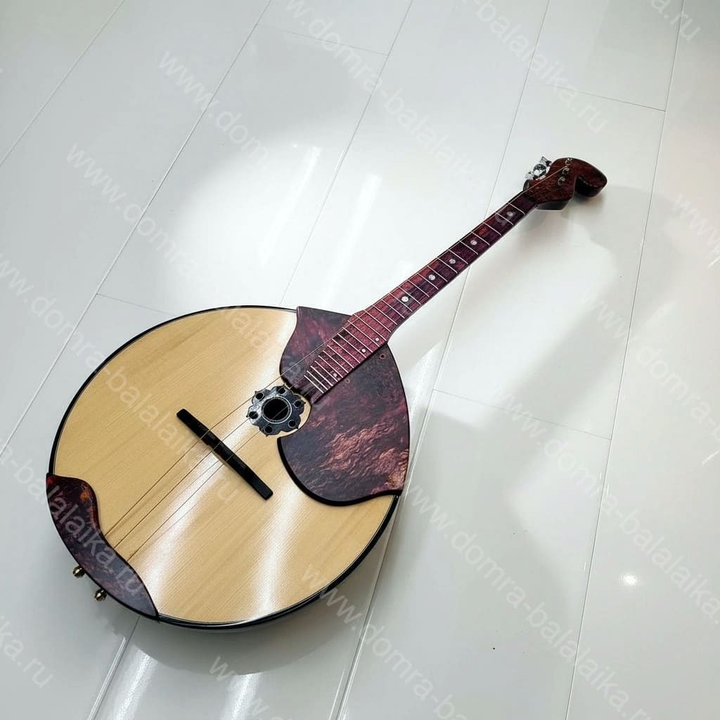 A domra of the highest concert category, featuring steel frets, an ebony finger..., photo 7