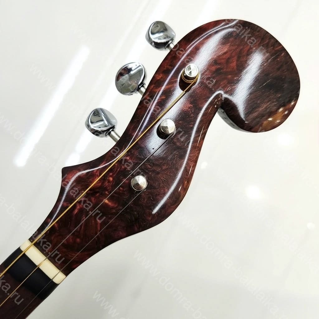 A domra of the highest concert category, featuring steel frets, an ebony finger..., photo 1