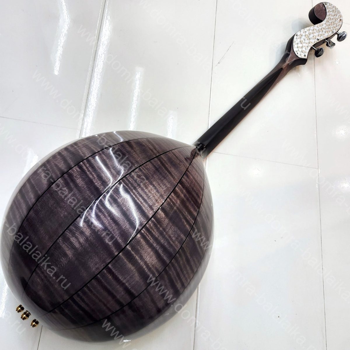 A domra of the highest concert category, featuring steel frets, an ebony finger..., photo 6