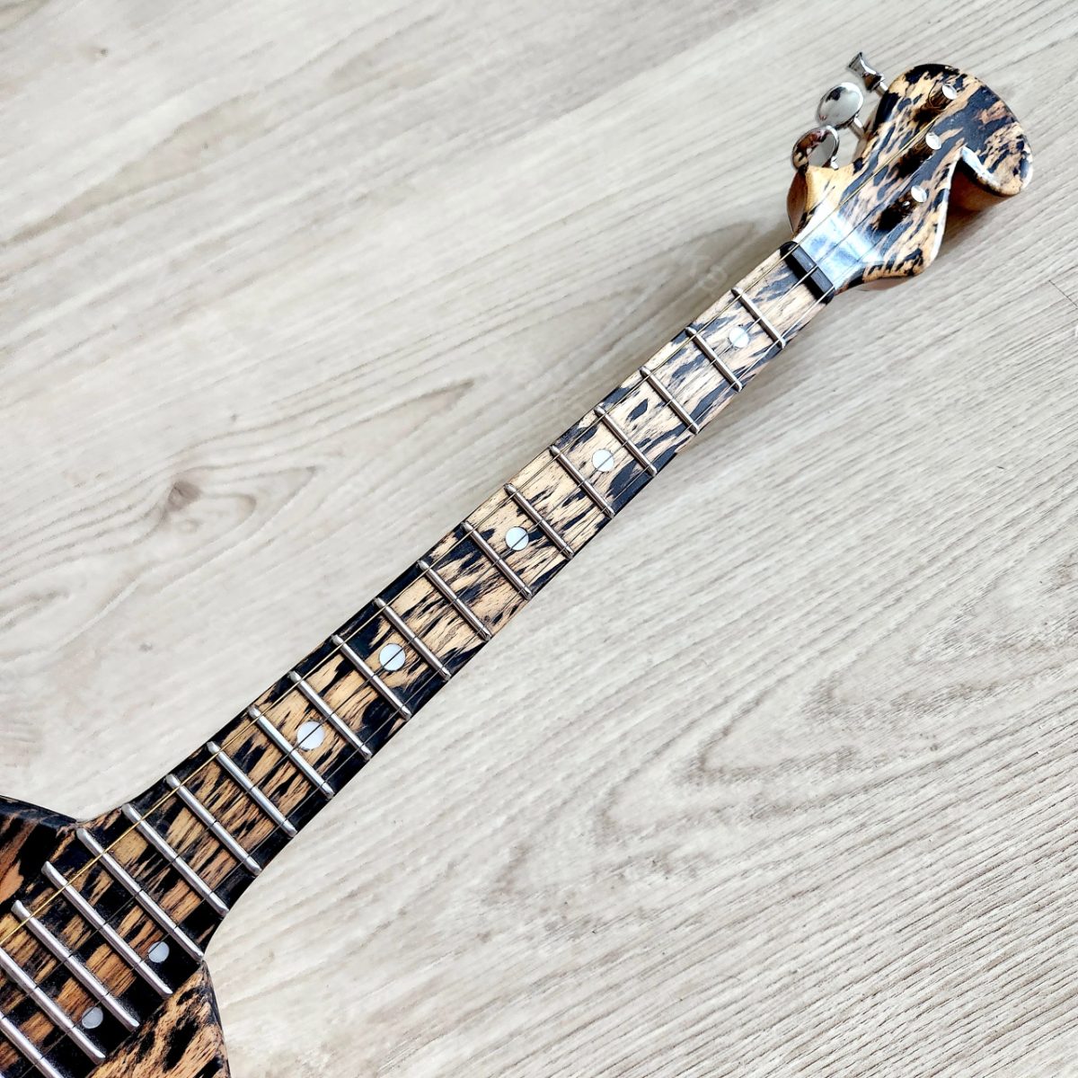 Concert-grade luxury domra “Black Leopard” No. 2 — occasionally we manage to so..., photo 1