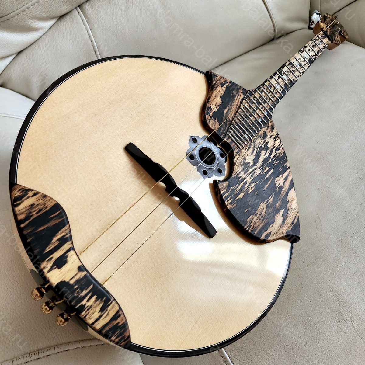 Concert-grade luxury domra “Black Leopard” No. 2 — occasionally we manage to so..., photo 3