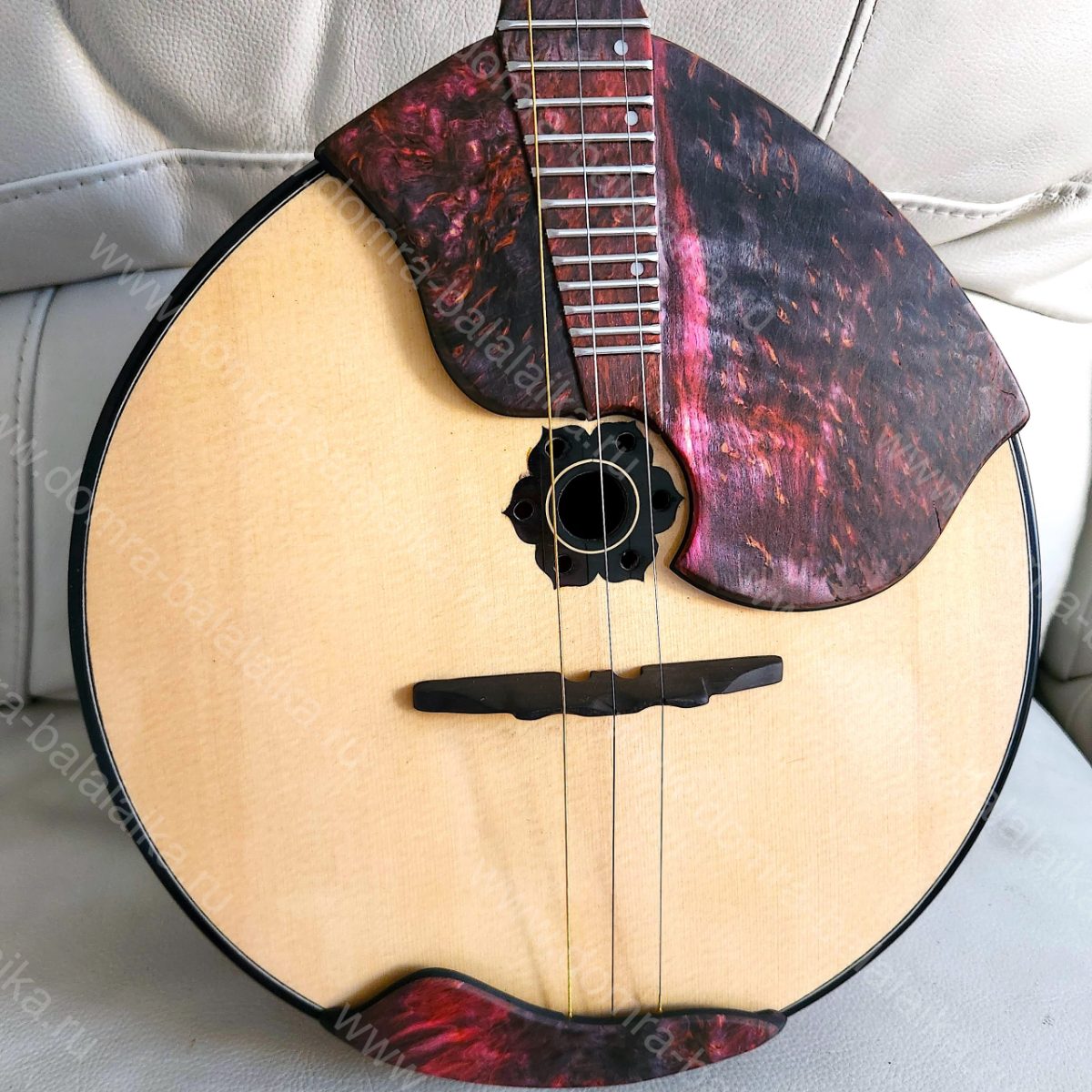 Luxury domra “Lava” No. 2, custom-made. A top-tier concert domra with steel fre..., photo 7