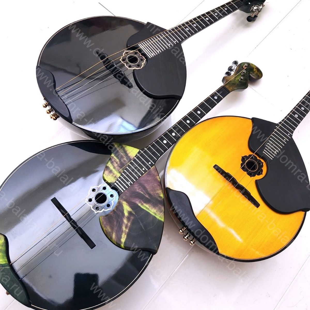 The black four‑string domra “Lux”, the three‑string domra “Northern Lights” (Lu..., photo 3