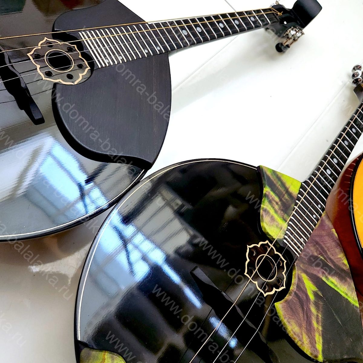 The black four‑string domra “Lux”, the three‑string domra “Northern Lights” (Lu..., photo 7