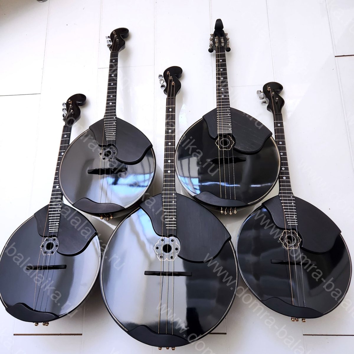 All the instruments feature a black-coloured, oversized figured maple body, an..., photo 6