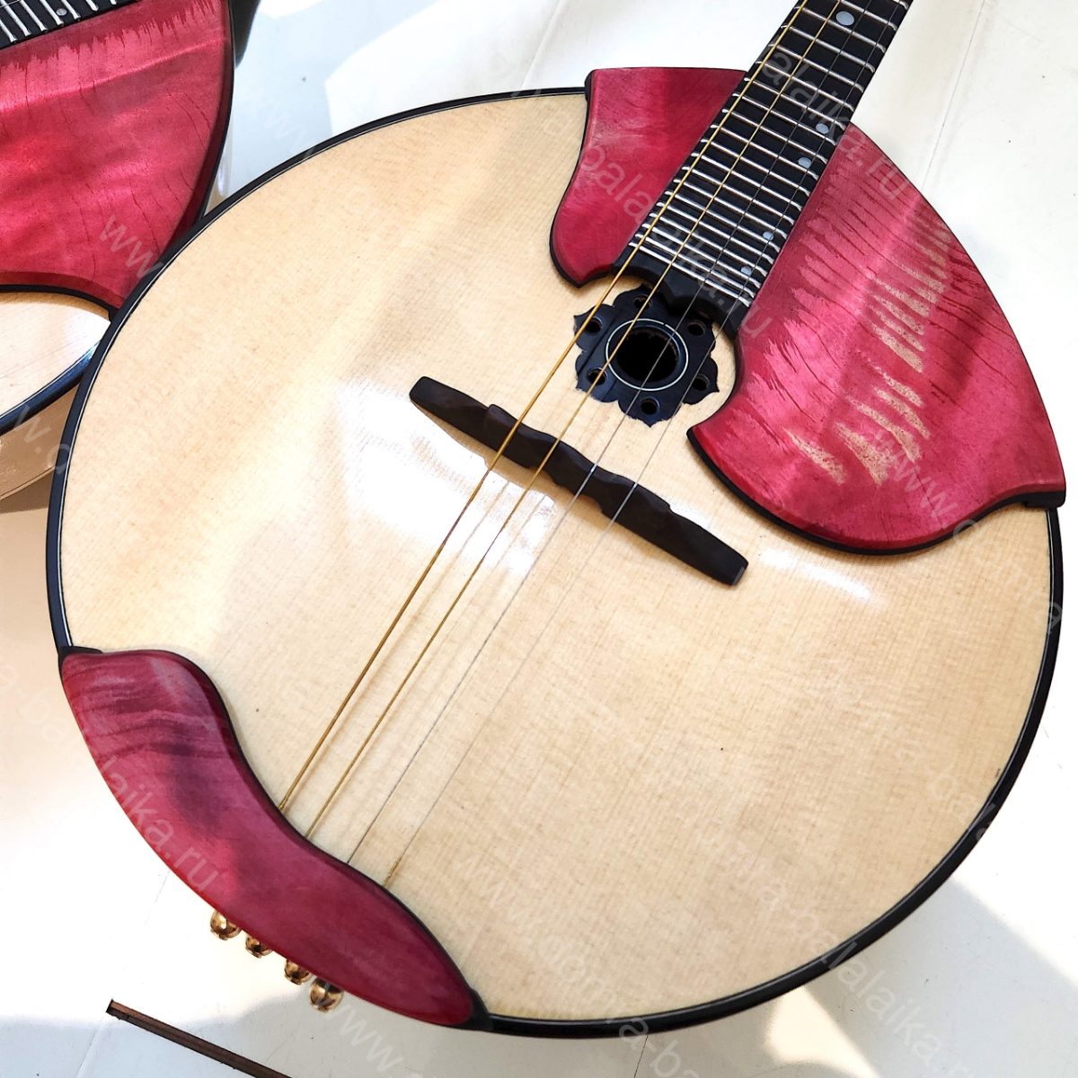The scarlet four‑string domra lux and the scarlet three‑string domra lux — both..., photo 5