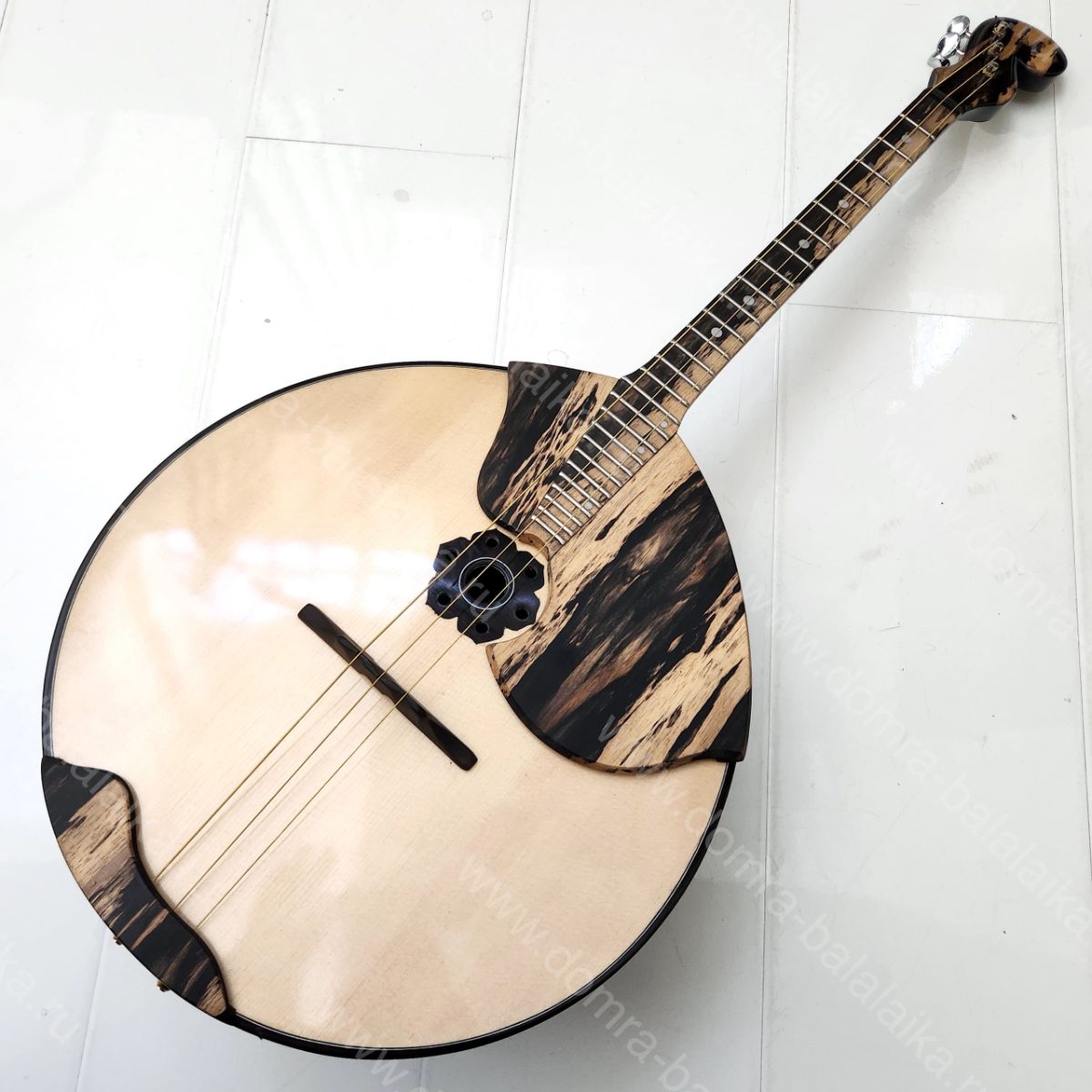 Two luxury alto concert domras with ebony fingerboards. The brunette is reserve..., photo 4