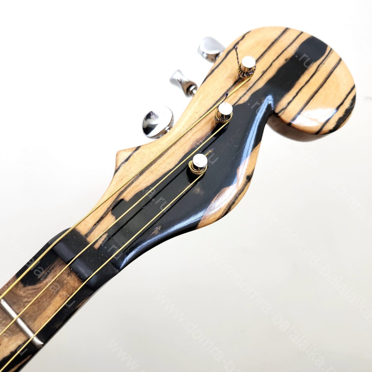 Two luxury alto concert domras with ebony fingerboards. The brunette is reserve..., photo 1