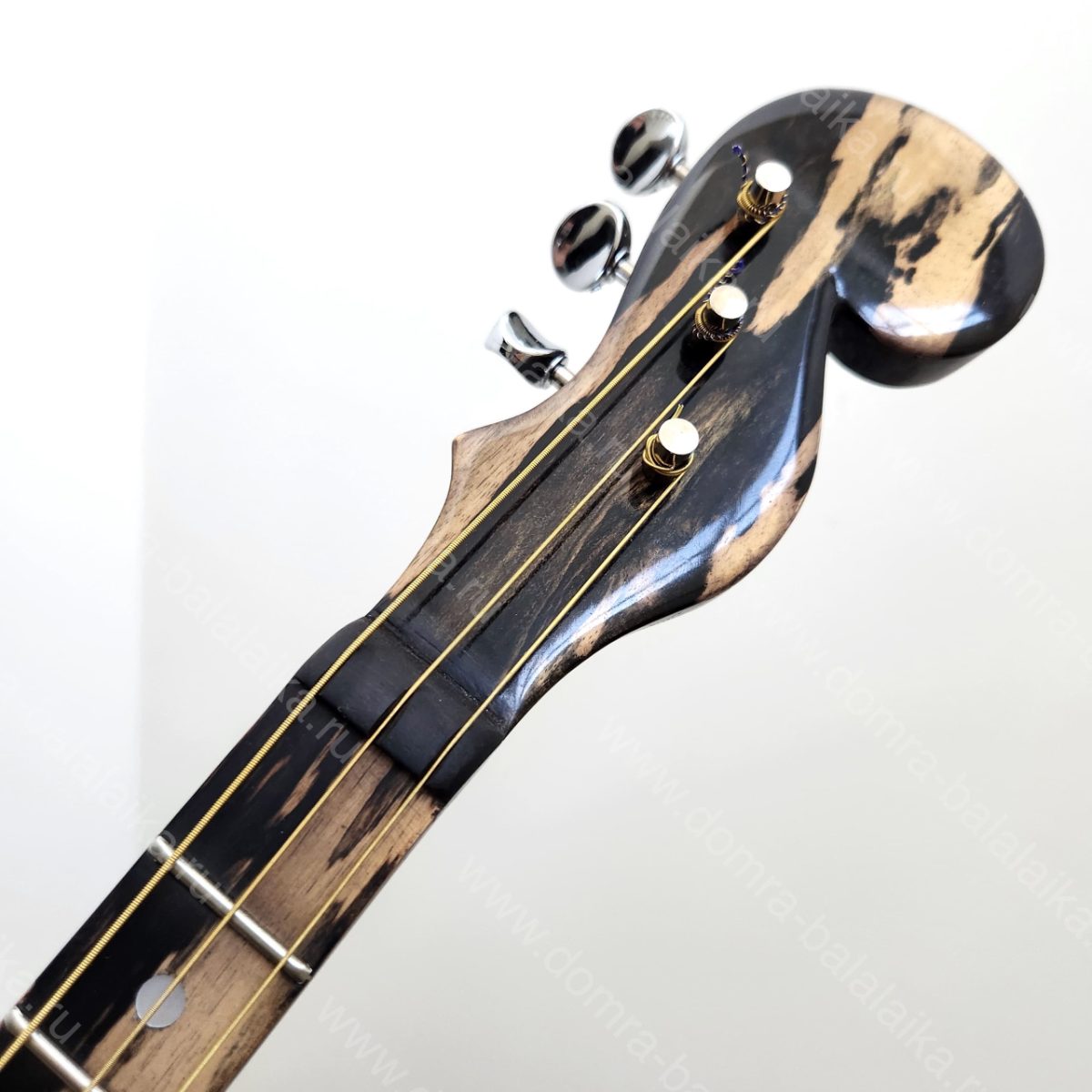 Two luxury alto concert domras with ebony fingerboards. The brunette is reserve..., photo 8