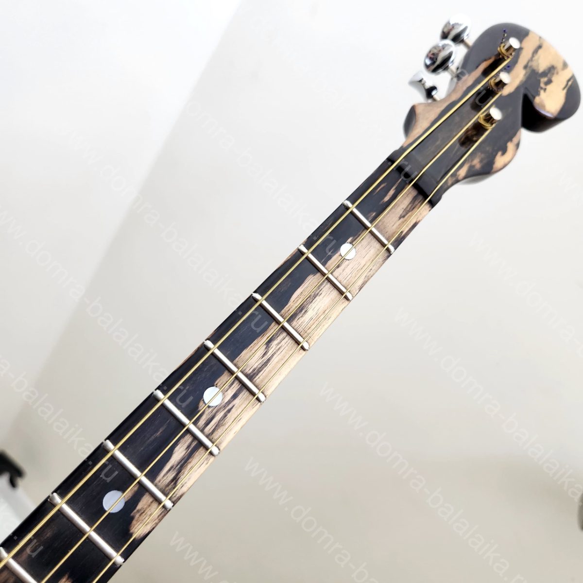 Two luxury alto concert domras with ebony fingerboards. The brunette is reserve..., photo 5