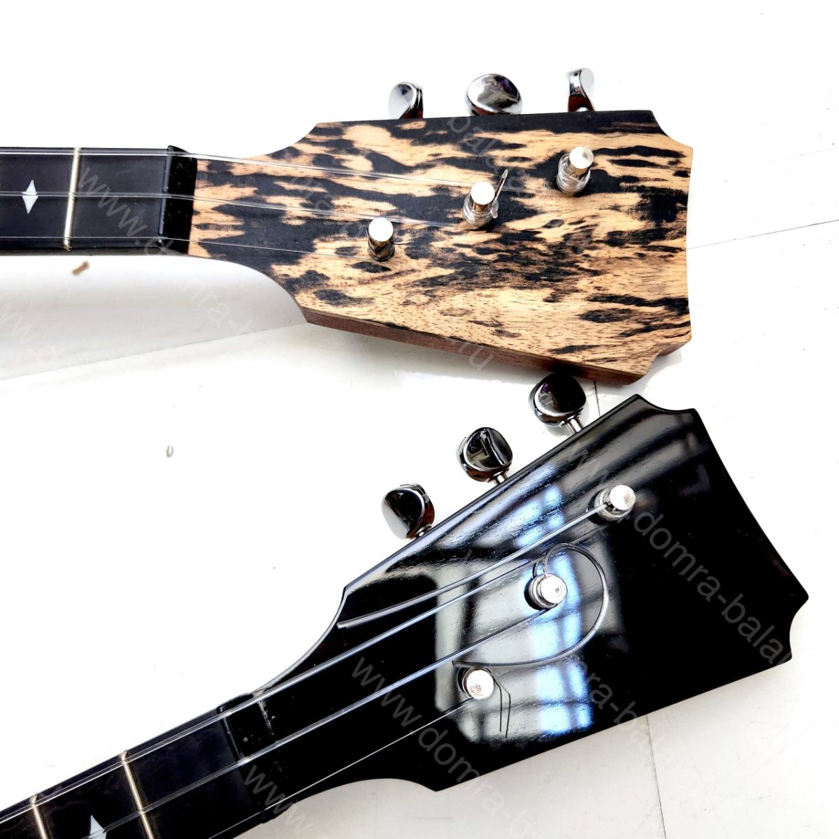 Today we have a couple of balalaikas. The body is made of figured maple, the so..., photo 2