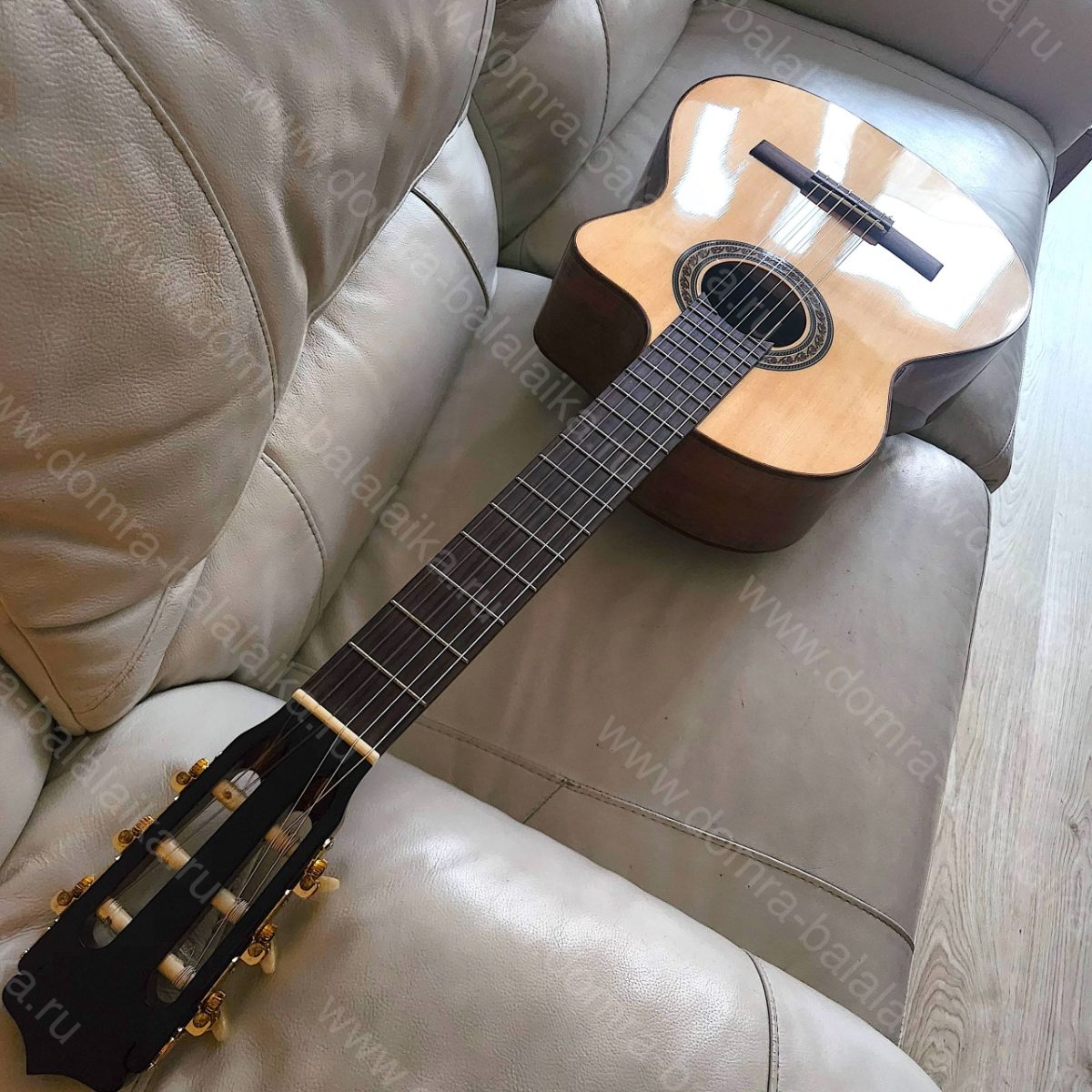 The guitar features a body with increased depth, made from the most beautiful f..., photo 5
