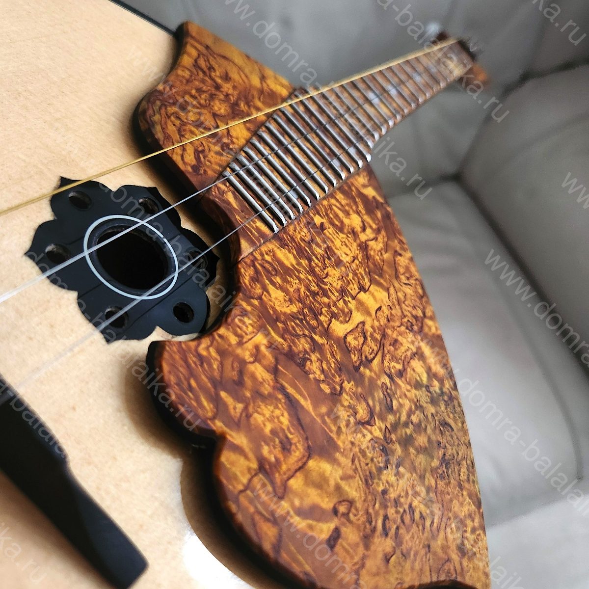 We recently shipped our amber “luxury” domra to the customer — a top‑category c..., photo 6