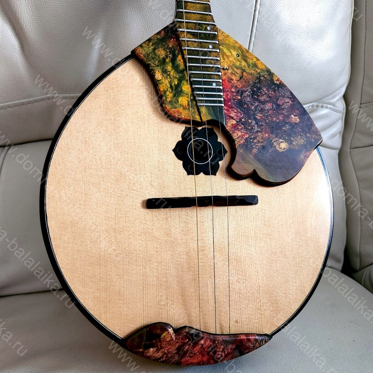 We’ve crafted another "Northern Lights" deluxe domra for one of our customers;..., photo 2