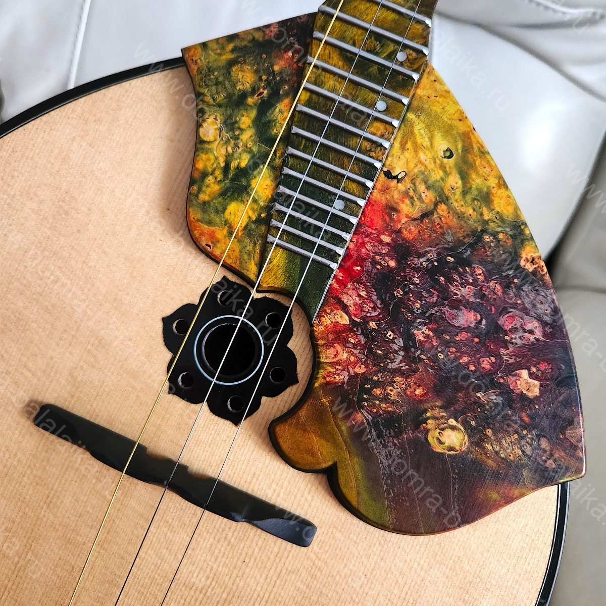We’ve crafted another "Northern Lights" deluxe domra for one of our customers;..., photo 1