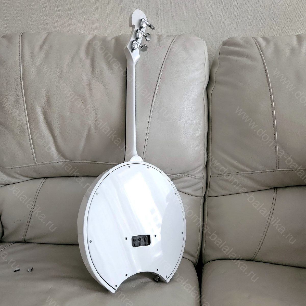 A client asked for an electric domra in white and silver. We made it, and the r..., photo 3