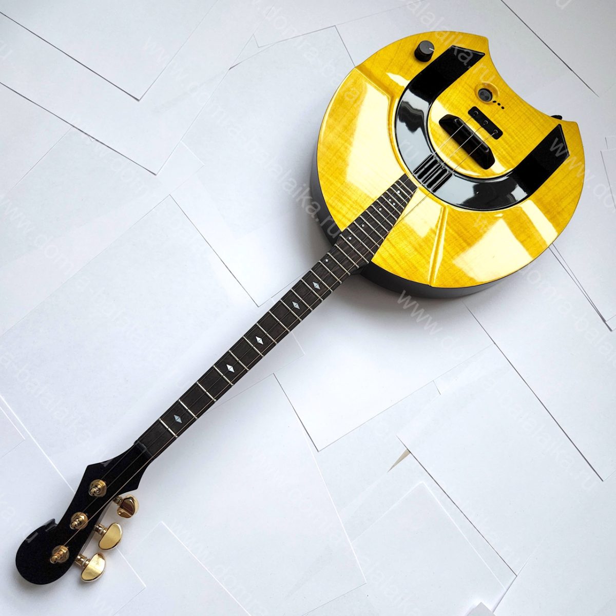 The customer asked us to make an electric domra in the colours of a traditional..., photo 4