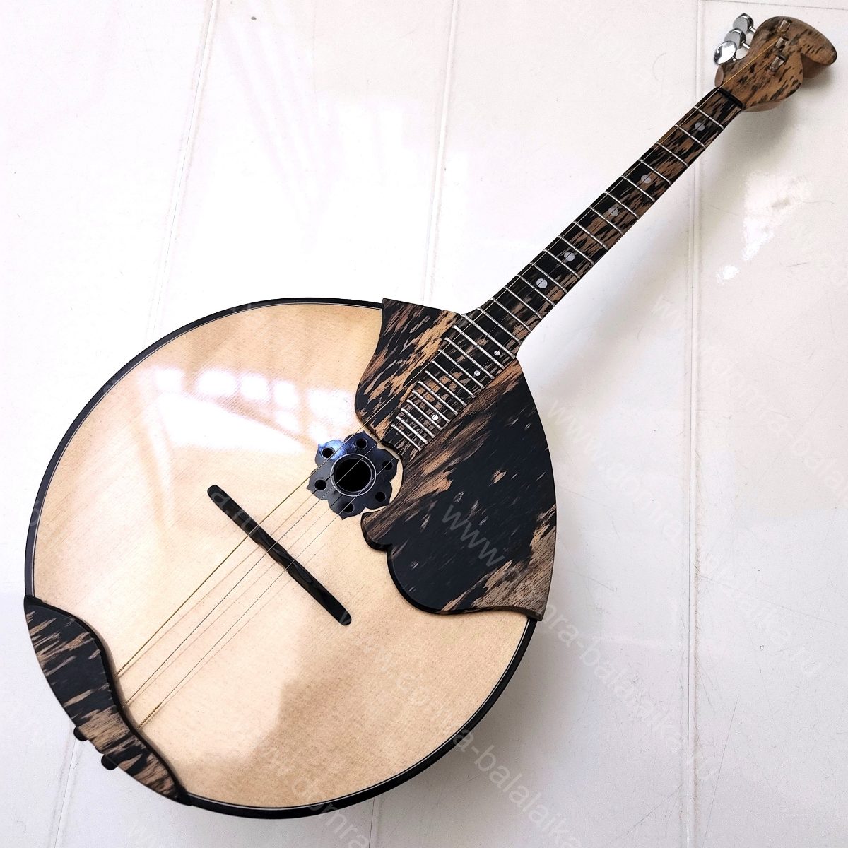 We recently shipped this beauty to far‑off Krasnoyarsk — a snow‑white domra we..., photo 3