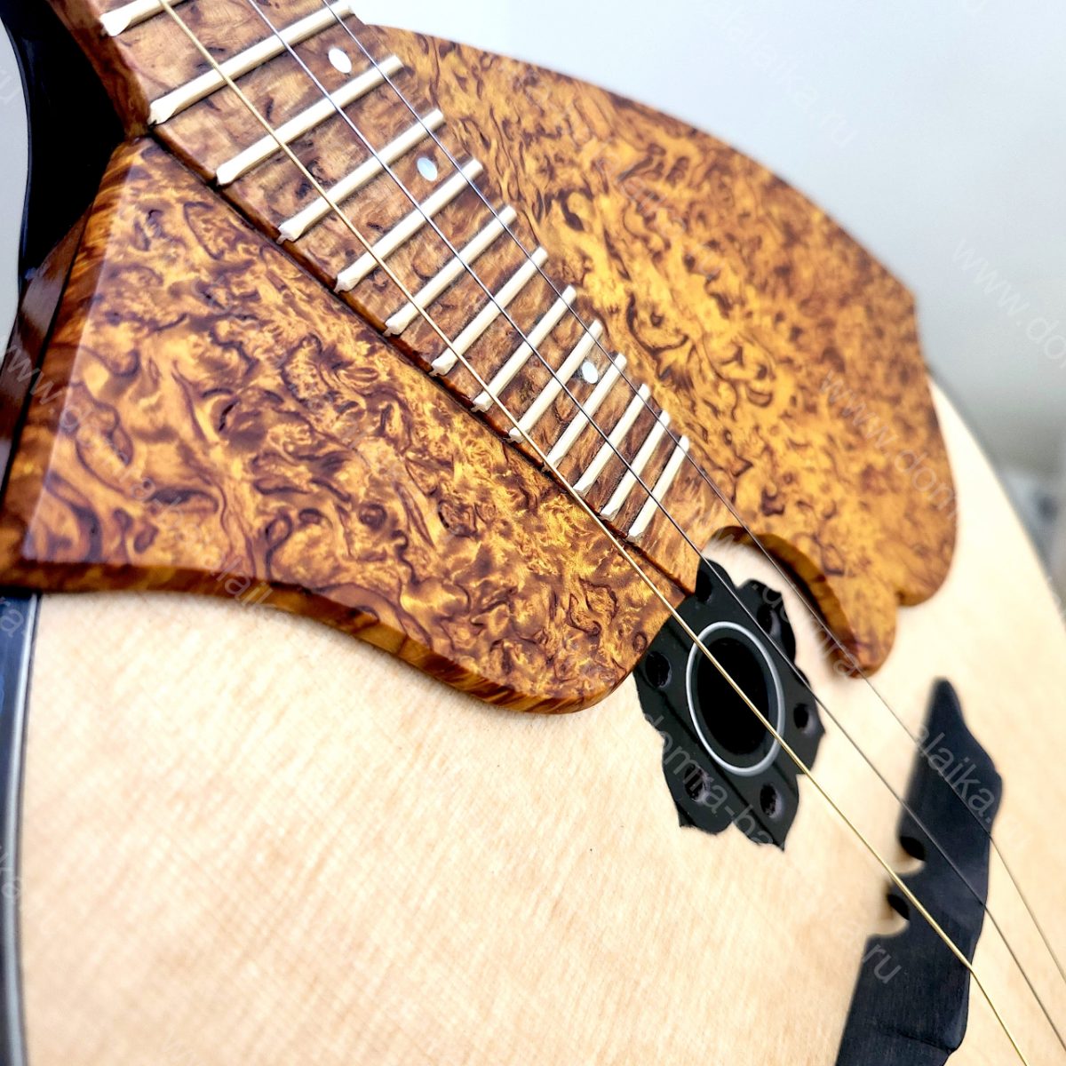 Friends, we’re pleased to present a new luxury concert domra model — the “Amber..., photo 6