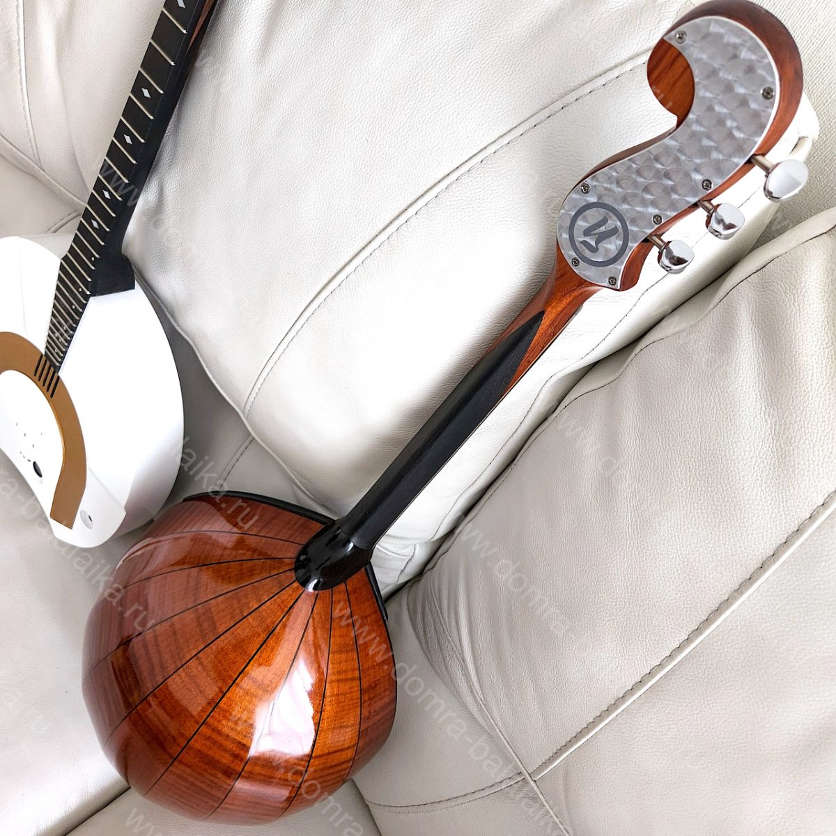 A new concert domra! 🙂😇 The neck is made of African ebony, the fingerboard is e..., photo 3