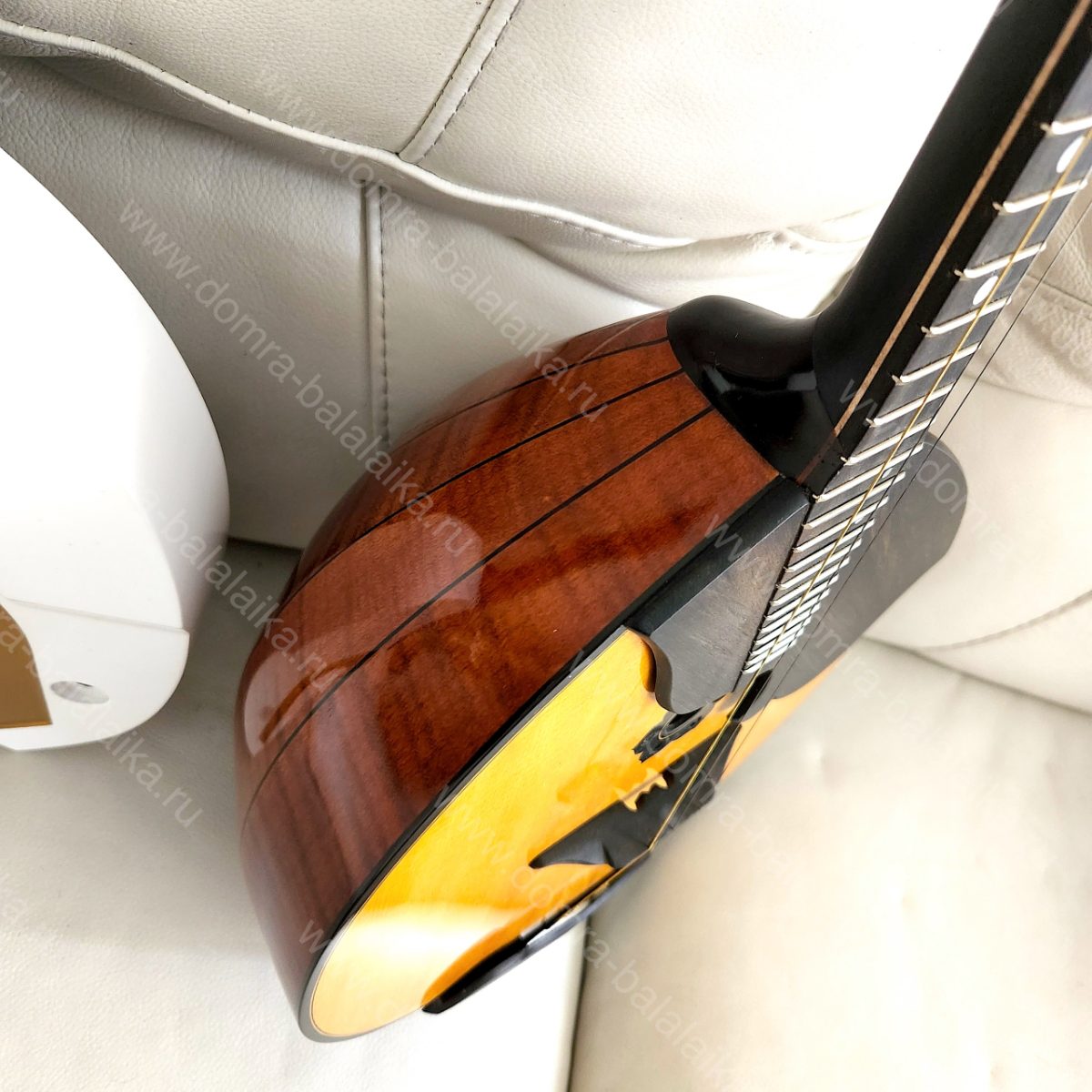 A new concert domra! 🙂😇 The neck is made of African ebony, the fingerboard is e..., photo 1