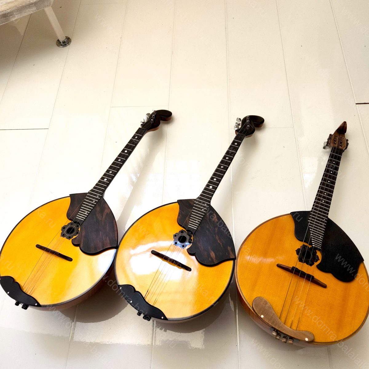 Two concert three‑string domras and one excellent four‑string domra by I. V. Ye..., photo 3