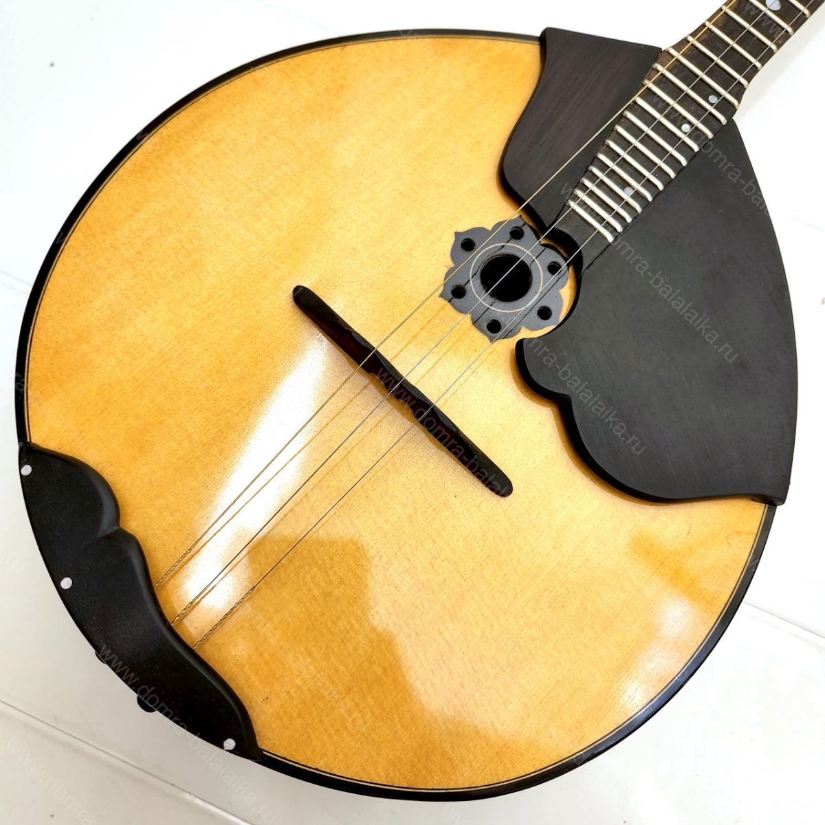 A very worthy and beautiful student domra. Figured maple, neck made of Brazilia..., photo 5