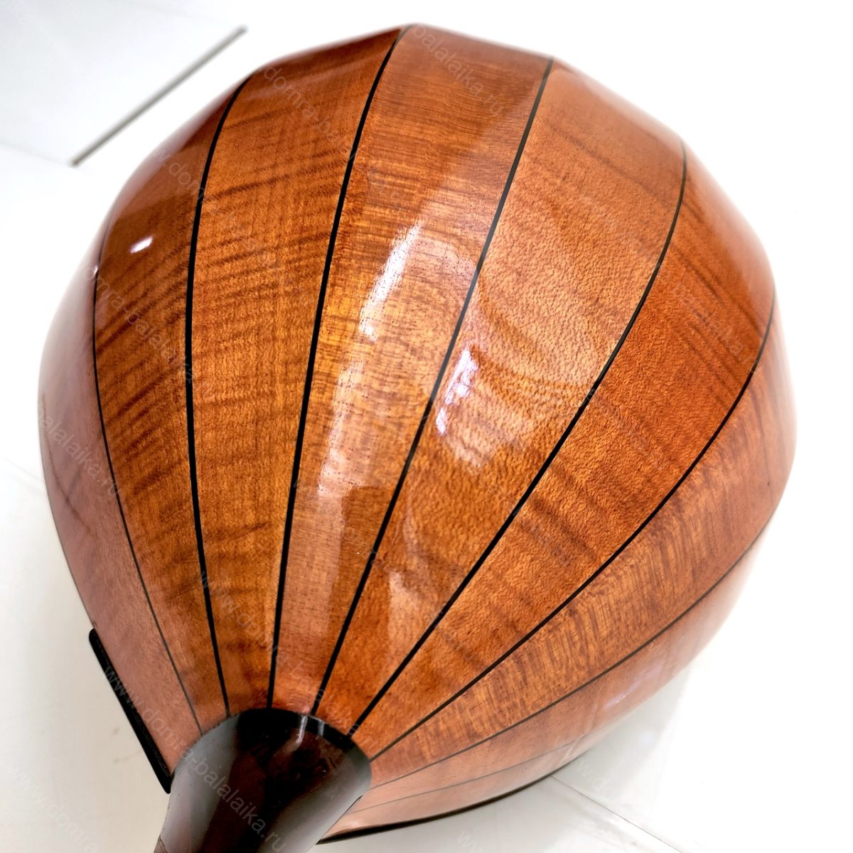 A very worthy and beautiful student domra. Figured maple, neck made of Brazilia..., photo 3