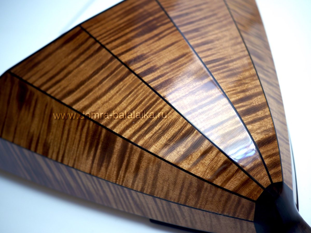 Handcrafted prima balalaika No. 6, concert model, made at A. Tsygankov’s worksh..., photo 5