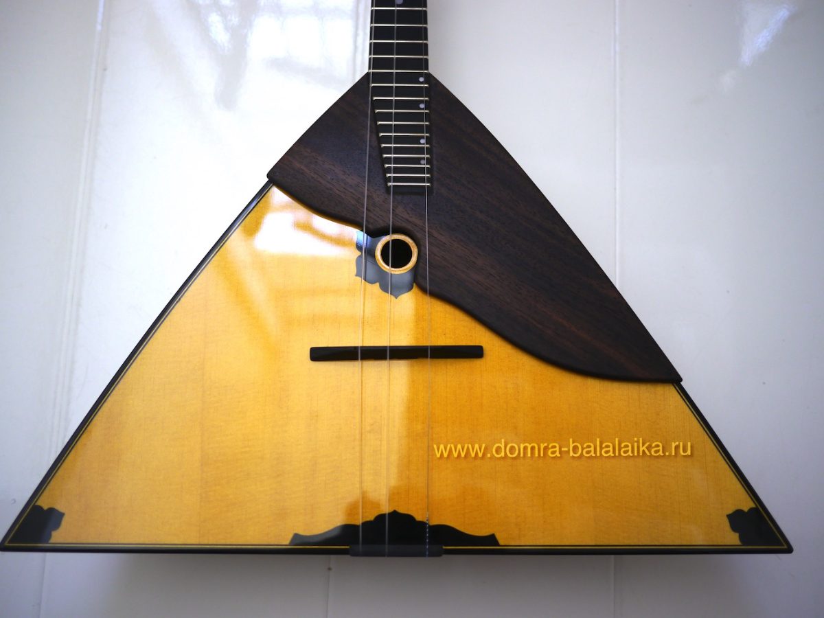 Handcrafted prima balalaika No. 6, concert model, made at A. Tsygankov’s worksh..., photo 2