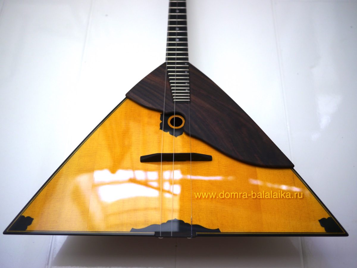 Handcrafted prima balalaika No. 5, concert model, made at A. Tsygankov’s worksh..., photo 4